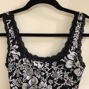 WHBM Flower Design Top